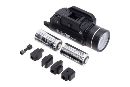 Streamlight TLR-1 HP Tactical Weapon Light includes batteries and mounting accessories